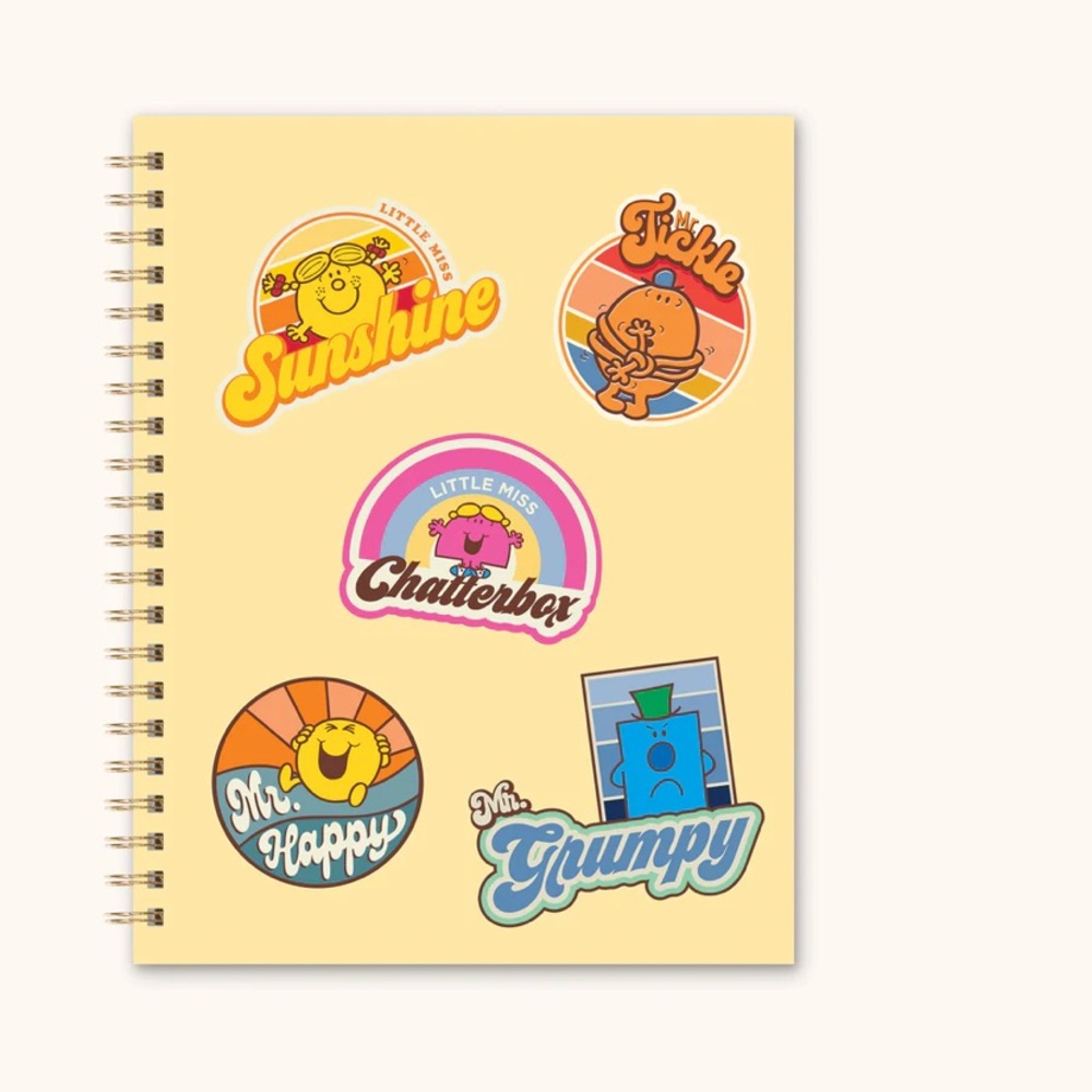 Mr. Men Little Miss Spiral Notebook
